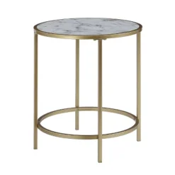 Gold Coast Deluxe Mirrored Round End Table - Johar Furniture -Urban Nest Store GUEST 00e54896 d6e3 4b6a be64 eb83c950a078