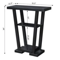 Newport V Console With Shelves - Breighton Home -Urban Nest Store GUEST 01ac1585 63e9 41a8 9ae9 d6a13d5594ee