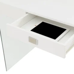 42" SoHo Glass Desk With Charging Station - Breighton Home -Urban Nest Store GUEST 0404c35d 7419 4d73 8781 b3ad49c346c2
