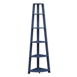 71" Newport 5 Tier Corner Bookshelf - Breighton Home -Urban Nest Store GUEST 05b823e8 6faf 4558 a6d1 1da6783da11c