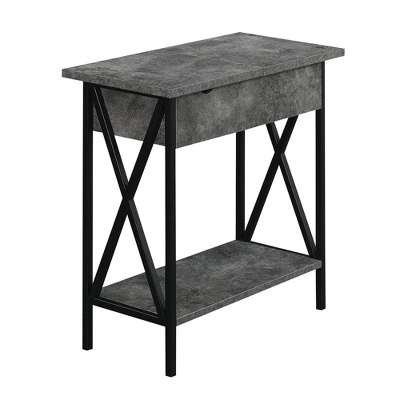 Tucson Flip Top End Table With Charging Station And Shelf - Breighton Home 20 Tucson Flip Top End Table With Charging Station And Shelf - Breighton Home - Image 18