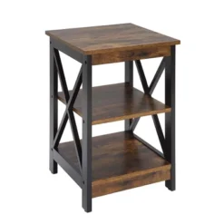 Oxford End Table With Shelves - Breighton Home -Urban Nest Store GUEST 0802c0f5 e2c6 49d0 abbb 989090a52724