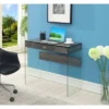 36" SoHo 1 Drawer Glass Desk - Breighton Home -Urban Nest Store GUEST 09226138 916e 458d bc4d 8db6425ed876