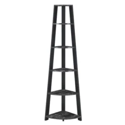71" Newport 5 Tier Corner Bookshelf - Breighton Home -Urban Nest Store GUEST 0c4e7402 0cc5 4e31 a2e1 ed71e4b5dfef