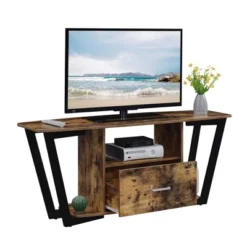 Graystone 1 Drawer TV Stand For TVs Up To 60" With Shelves - Breighton Home -Urban Nest Store GUEST 11f36768 8753 4fd6 875a 1f4a9f89b36a