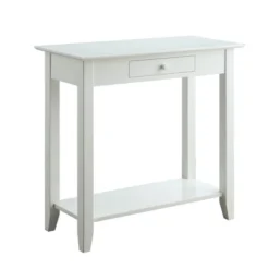 American Heritage Hall Table With Drawer Shelf - Breighton Home -Urban Nest Store GUEST 18ba5fc5 c092 44e4 9098 aa9133c08e5d