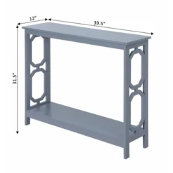 Omega Console Table With Shelf - Breighton Home -Urban Nest Store GUEST 18dcc67e 35ff 4e14 8ba3 9dbcf15278dc