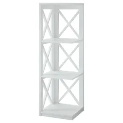 38.5" Oxford 3 Tier Corner Bookcase - Breighton Home -Urban Nest Store GUEST 19bd6d63 9db7 47ee 83b4 69dcea50a9b3