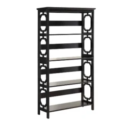 60" Omega 5 Tier Bookcase - Breighton Home -Urban Nest Store GUEST 1ad31f30 cec0 4fb2 b66c bba6014f349c