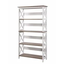 60" Oxford 5 Tier Bookcase - Breighton Home -Urban Nest Store GUEST 1b1aff02 e7c8 4d6e 8d1e 5085b0bc358d