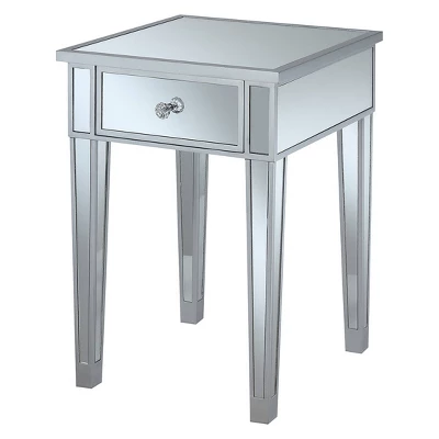 Gold Coast Mirrored End Table With Drawer - Breighton Home 12 Gold Coast Mirrored End Table With Drawer - Breighton Home - Image 10