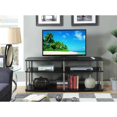 3 Tier TV Stand For TVs Up To 60" - Breighton Home 4 3 Tier TV Stand For TVs Up To 60" - Breighton Home - Image 2