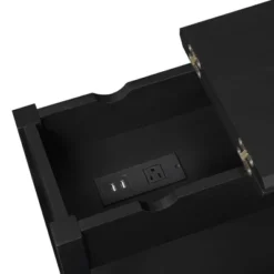 American Heritage Flip Top End Table With Charging Station And Shelf - Breighton Home -Urban Nest Store GUEST 29977b7e 0de2 41e3 a11d a49b5899fca1