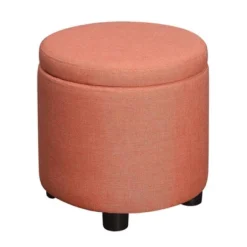 Designs4Comfort Round Accent Storage Ottoman - Breighton Home -Urban Nest Store GUEST 2a7aab32 bb94 4c8e b93d 9d3b65924e55