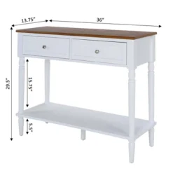 French Country 2 Drawer Hall Table With Shelf - Breighton Home 25 French Country 2 Drawer Hall Table With Shelf - Breighton Home -Urban Nest Store GUEST 2eb4442c 1231 43c6 8cde 2971a304439b