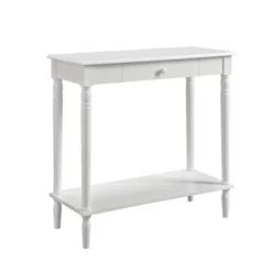 French Country Hall Table With Drawer And Shelf - Breighton Home -Urban Nest Store GUEST 3342051e c1b1 488b abc9 8813130a5560
