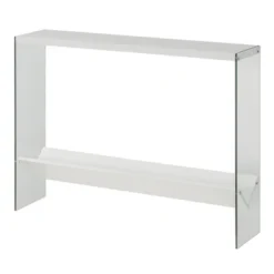 SoHo V Console Table With Shelf - Breighton Home -Urban Nest Store GUEST 33878d27 a5b1 428d 8aa1 b8a226744b37