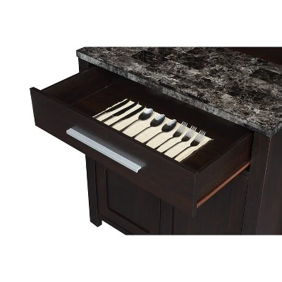 Sawyer Wine Bar With Cabinet - Breighton Home 6 Sawyer Wine Bar With Cabinet - Breighton Home - Image 4