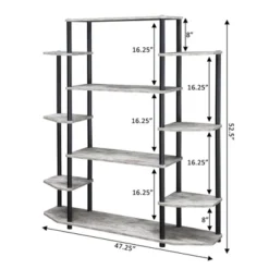 52.5" Designs2Go Wall Unit Bookshelf - Breighton Home -Urban Nest Store GUEST 388958cd a1ab 4fc4 a7ef 08f98a458d5f