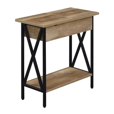 Tucson Flip Top End Table With Charging Station And Shelf - Breighton Home 13 Tucson Flip Top End Table With Charging Station And Shelf - Breighton Home - Image 11