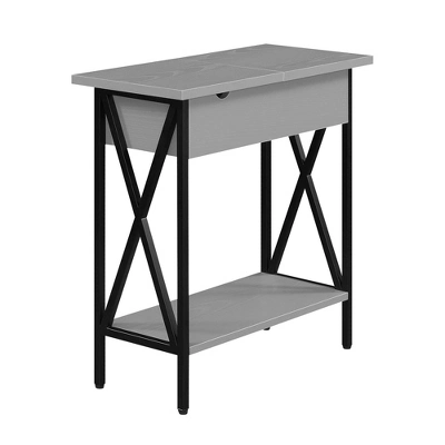 Tucson Flip Top End Table With Charging Station And Shelf - Breighton Home 14 Tucson Flip Top End Table With Charging Station And Shelf - Breighton Home - Image 12