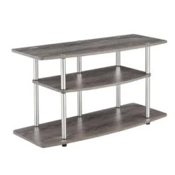 Designs2Go 3 Tier Wide TV Stand For TVs Up To 43" - Breighton Home -Urban Nest Store GUEST 3d462345 a1ce 48b0 ace2 7cca8f005c2c