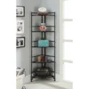 57.5" 5 Tier Folding Metal Corner Shelf - Breighton Home