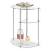 Classic Glass 3 Tier Display Entryway Table Clear Glass - Breighton Home 1 Classic Glass 3 Tier Display Entryway Table Clear Glass - Breighton Home -Urban Nest Store GUEST 41899782 b283 4587 bd37 3ce6a68005ef