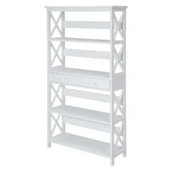 59.75" Oxford 5 Tier Bookcase With Drawer - Breighton Home -Urban Nest Store GUEST 43f0662d 6c07 459d 9359 20f47816cb0c