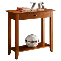American Heritage Hall Table With Drawer Shelf - Breighton Home -Urban Nest Store GUEST 490b54ab 8113 45c6 ad29 4468b21eb5d8