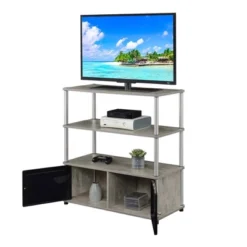 Designs2Go Highboy TV Stand For TVs Up To 50" With Storage Cabinets And Shelves Faux Birch - Breighton Home -Urban Nest Store GUEST 4b7116d0 07e4 4d53 8ef4 e9762c382fa5
