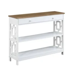 Town Square 1 Drawer Console Table With Shelves - Breighton Home -Urban Nest Store GUEST 51aae86a e3dd 494a 831f 0c5d58ef453e