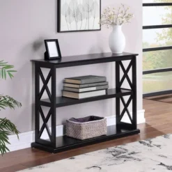 Coventry Console Table With Shelves - Breighton Home