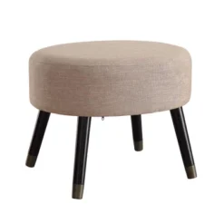 Designs4Comfort Mid-Century Modern Round Ottoman Stool - Breighton Home -Urban Nest Store GUEST 56c2640b c92f 431a 9bad 06ae2ceb4da5