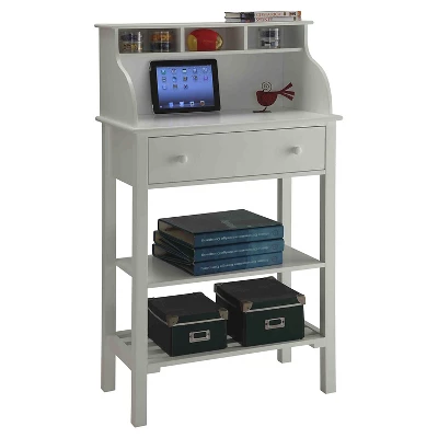 Designs2Go Office/Kitchen Storage Desk White - Breighton Home 4 Designs2Go Office/Kitchen Storage Desk White - Breighton Home - Image 2