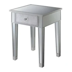 Gold Coast Mirrored End Table With Drawer - Breighton Home 21 Gold Coast Mirrored End Table With Drawer - Breighton Home -Urban Nest Store GUEST 5c6a8b67 d280 400d ba2a 7244e7fbde5a