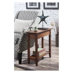 American Heritage Flip Top End Table - Johar Furniture