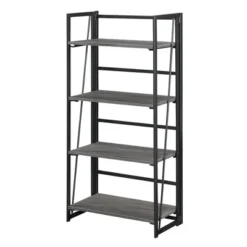 Xtra Folding 4 Tier Bookshelf - Breighton Home -Urban Nest Store GUEST 5e3c8994 8552 42d1 93d9 9b286d457135