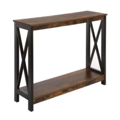 Oxford Console Table With Shelf - Breighton Home -Urban Nest Store GUEST 607aaab6 cbe8 4fab 8f93 2c3d09e23b53