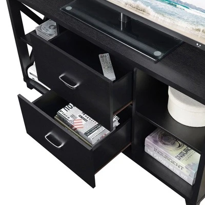 Oxford Deluxe 2 Drawers TV Stand For TVs Up To 52" - Breighton Home 6 Oxford Deluxe 2 Drawers TV Stand For TVs Up To 52" - Breighton Home - Image 4