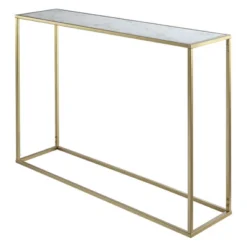 Gold Coast Faux Marble Console Table Gold - Breighton Home -Urban Nest Store GUEST 6b3fce56 8500 4548 a062 1c0f4a6a7d48