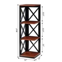 38.5" Oxford 3 Tier Corner Bookcase - Breighton Home -Urban Nest Store GUEST 6e28b551 836f 4ce2 a285 ad4fbcdebbb8