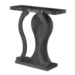 Newport Terry B Console Table With Shelf - Breighton Home -Urban Nest Store GUEST 750228e5 29b8 4ad6 894b 208a2f00c36f