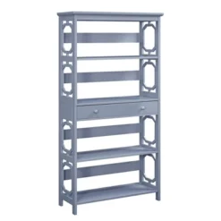 59.75" Omega 5 Tier Bookcase With Drawer - Breighton Home -Urban Nest Store GUEST 78b8d2fb 07fa 4b73 97c0 50eebd2f2675