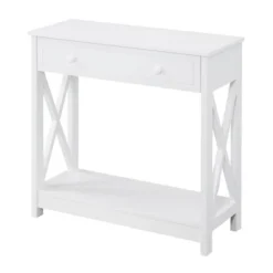 Breighton Home Oxford 1 Drawer Entryway Hall Table With Shelf -Urban Nest Store GUEST 78e39f40 5a30 481b b1da 848e5af37002