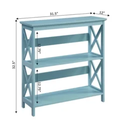 32.5" Oxford 3 Tier Bookcase - Breighton Home -Urban Nest Store GUEST 7b3aef55 d1e6 4cf9 bb30 1395993031e1