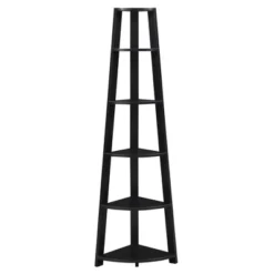 71" Newport 5 Tier Corner Bookshelf - Breighton Home -Urban Nest Store GUEST 7b896c18 8a60 4ae9 95a7 ff11d0a66fb0