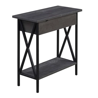 Tucson Flip Top End Table With Charging Station And Shelf - Breighton Home 19 Tucson Flip Top End Table With Charging Station And Shelf - Breighton Home - Image 17