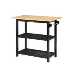 Designs2Go 3 Tier Butcher Block Kitchen Prep Island With Drawer - Breighton Home -Urban Nest Store GUEST 7d961370 ca9e 4cd8 a177 59f9e229aeba