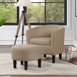 Breighton Home Take A Seat Churchill Accent Chair With Ottoman -Urban Nest Store GUEST 7ea0c932 580d 4713 b36f d8341a0a8929